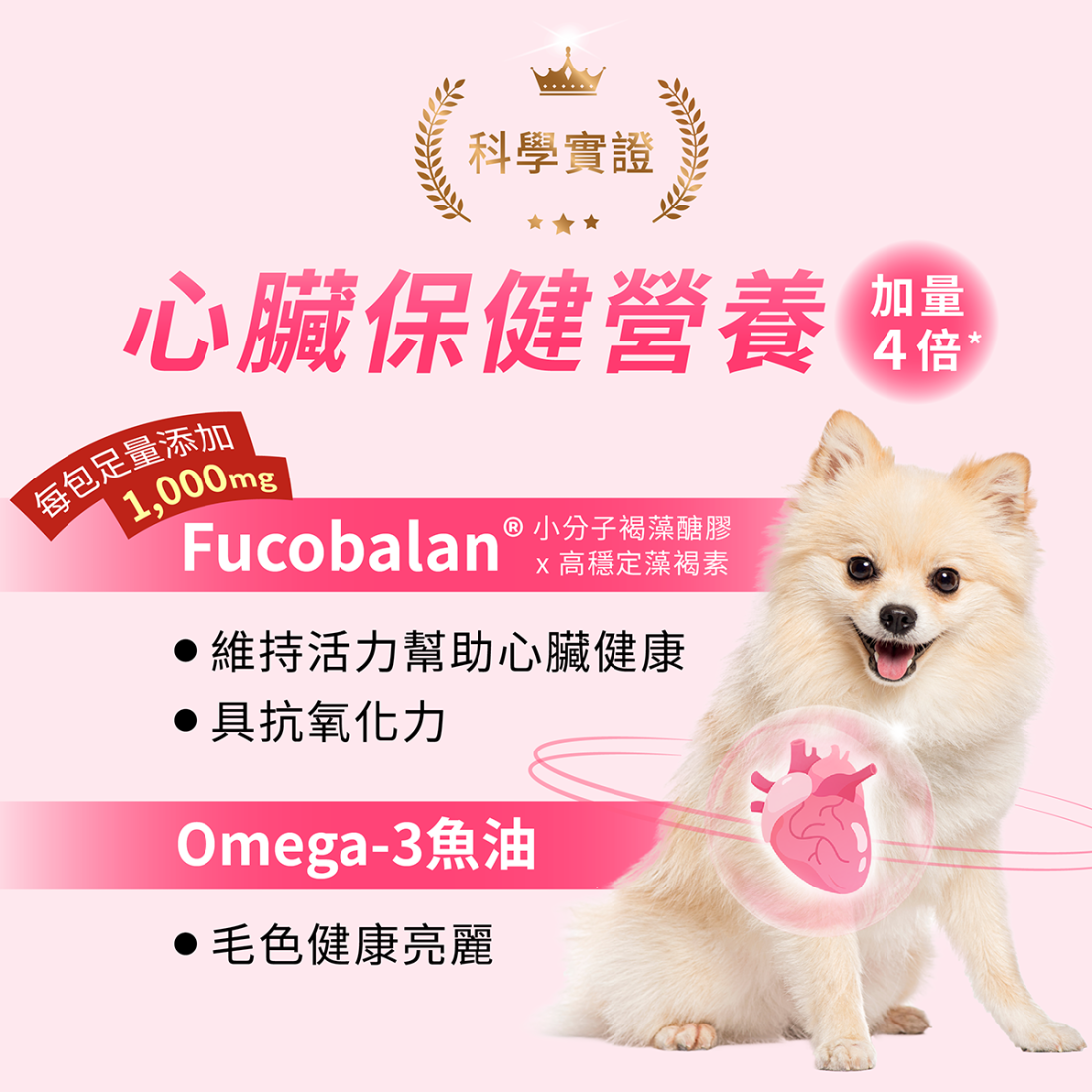 (犬用)藻心沛鮮肉片