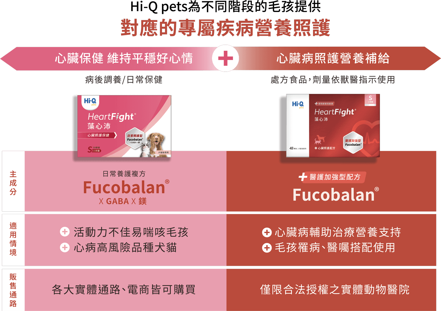 為不同階段的毛孩提供對應的專屬疾病營養照護